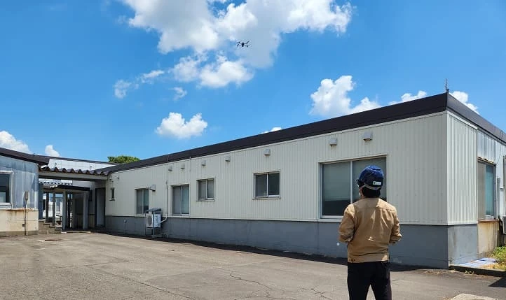 ドローンで屋根の損傷をチェック！